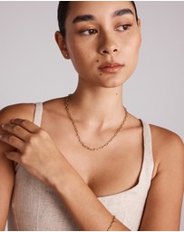 Michael Hill - 45cm (18”) 3.5mm Hollow Paperclip Chain in 10kt Yellow Gold
