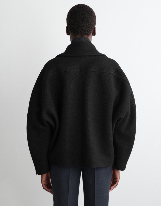 COS - Oversized Boiled-Wool Short Jacket