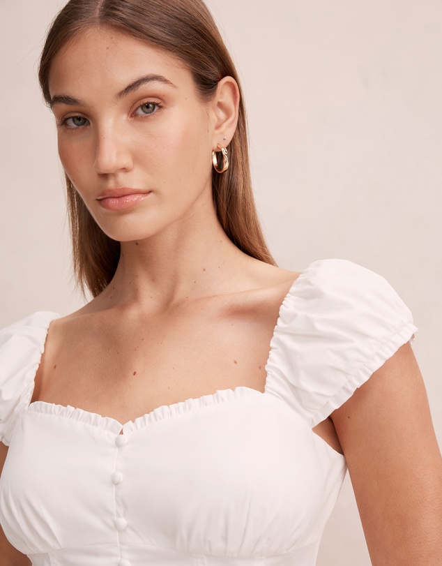 Forever New - Alice Cotton Button Top