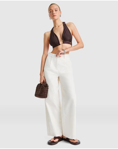 TALA - Wide Leg Linen Trousers