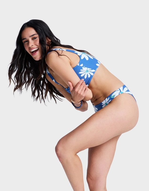 Roxy - Womens Printed Essentials Cheeky Coverage Bikini Bottom