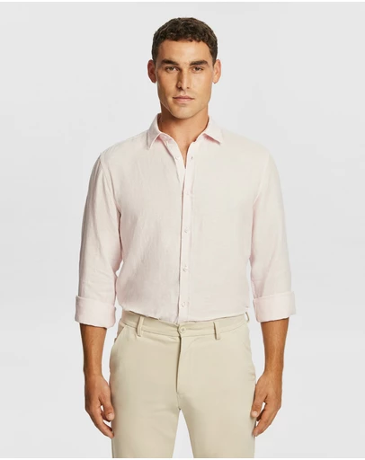 yd. - West Hampton Pure Linen Shirt