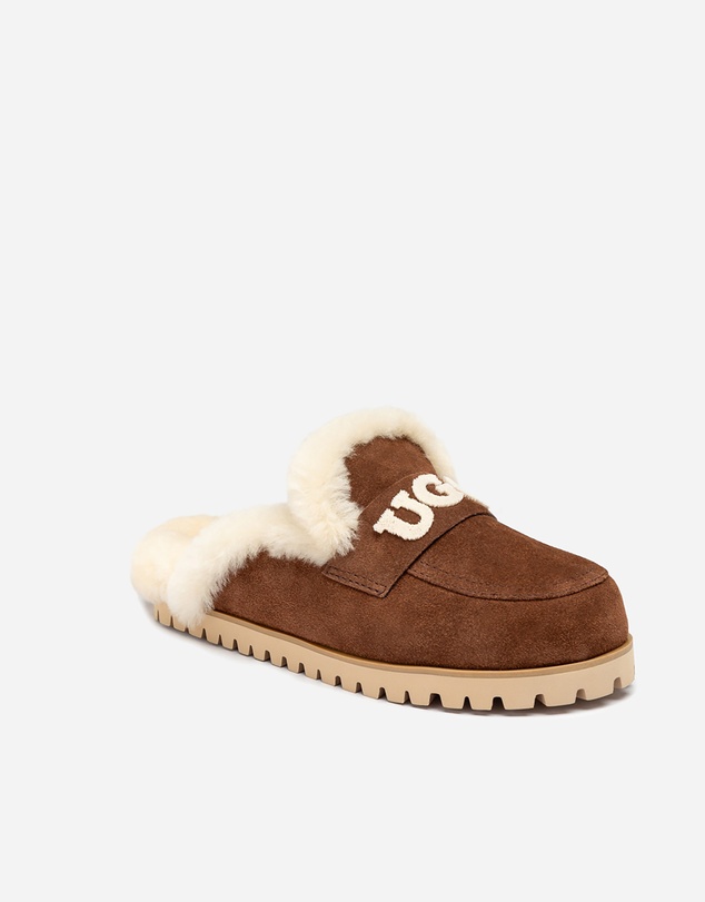 Ozwear Connection Uggs - Ugg Priya Knit Logo Shearling Slipper