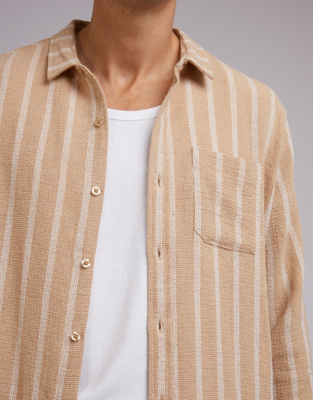 Silent Theory - Coen Stripe Ls Shirt