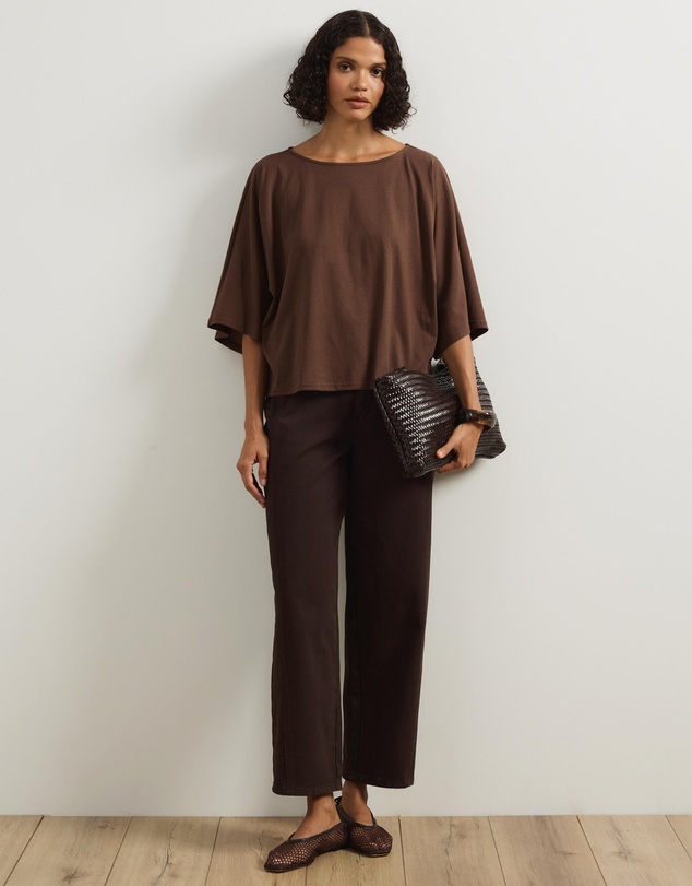 Atmos&Here - Wide Sleeve Boxy T-Shirt