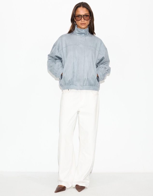 Dazie - Ella Oversized Faux Suede Jacket