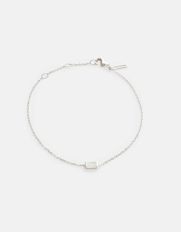 Kirstin Ash - Baguette Birthstone Bracelet June Moonstone