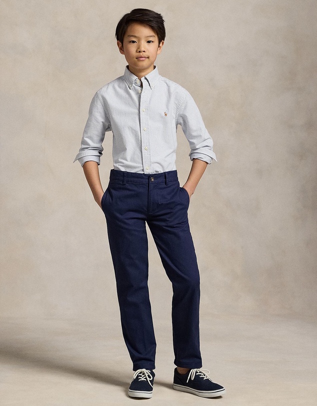 Polo Ralph Lauren - Striped Cotton Oxford Shirt - Teens