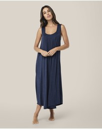 Papinelle - Kate Modal Soft Pleat Front Maxi Nightie