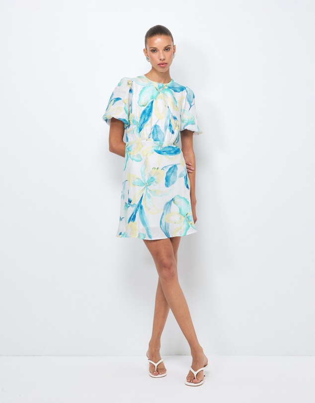 AERE - Kira Linen Mini Dress