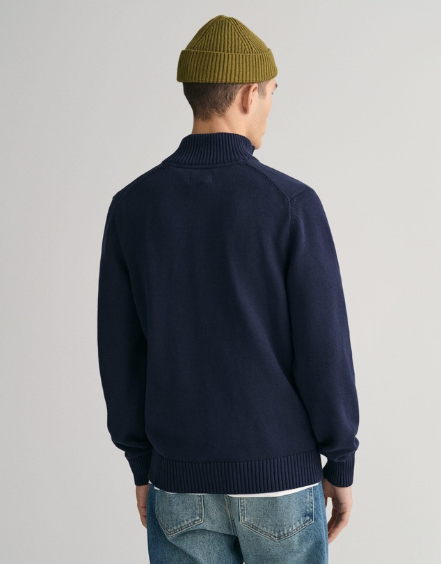 Gant - Casual Cotton Half-Zip Knit