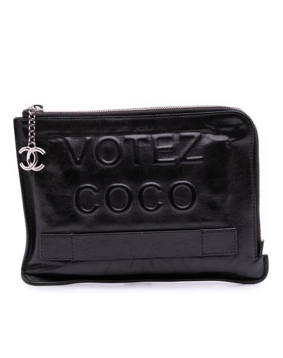 Pre-Loved by Azura Reborn - Pre-Loved Lambskin Votez Coco Clutch