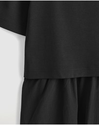 COS - Layered Boat-Neck Midi Dress