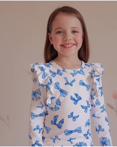 WITH LOVE FOR KIDS - Shimmy Long Sleeve Top - Kids