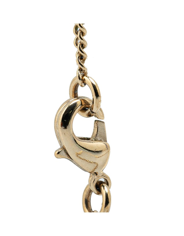Pre-Loved by Azura Reborn - Pre-Loved Gold Plated CC Faux Pearl Pendant Necklace