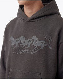 Zanerobe - Stallion Box Crop Hood Charcoal