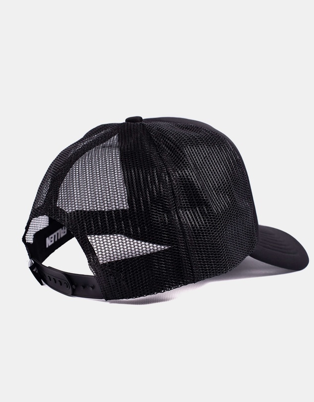 Fallen Footwear - Fallen Footwear Rwtf Hat Flat Visor Printed Logo - Black/White