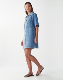 ST MRLO - Denim Shirt Dress