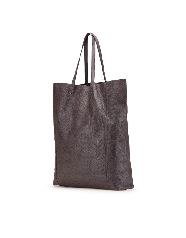 Pre-Loved by Azura Reborn - Pre-Loved bottega veneta Embossed Floral Tote Bag