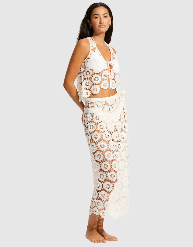 Seafolly - Secret Garden Tie Front Top