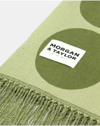 Morgan & Taylor - Ginger Throw Blanket in Green