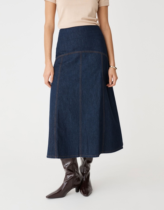 Forcast - Nancy A-Line Denim Skirt