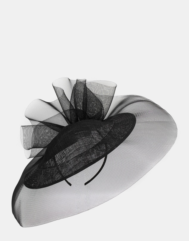 Morgan & Taylor - Julia Fascinator in Black