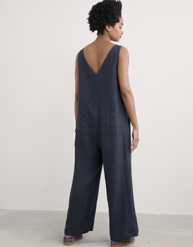 Seasalt - Seasalt Cornwall Navy Salt Air Jumpsuit