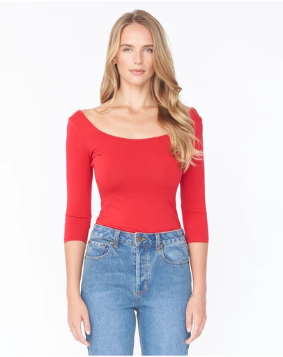 Amelius - Ruby Three Quarter Sleeve Top