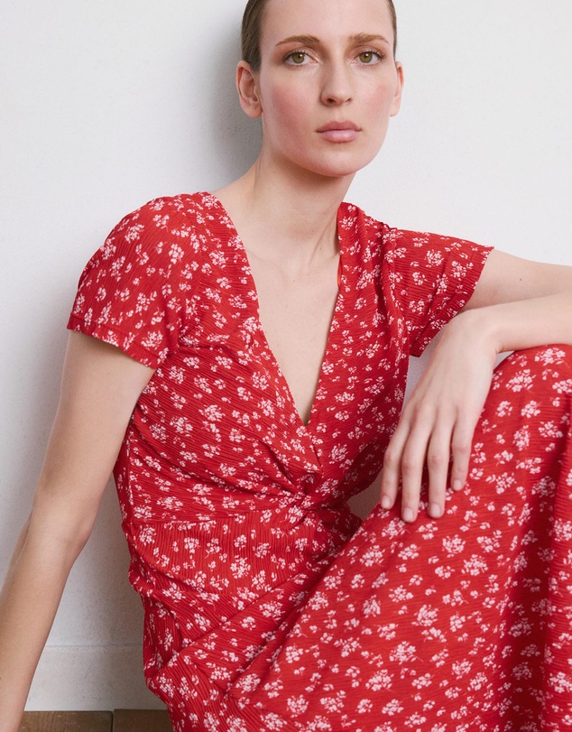 M.N.G - Printed Midi-Dress