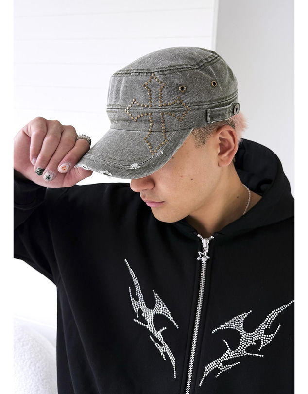 Insight - Studded Military Cap
