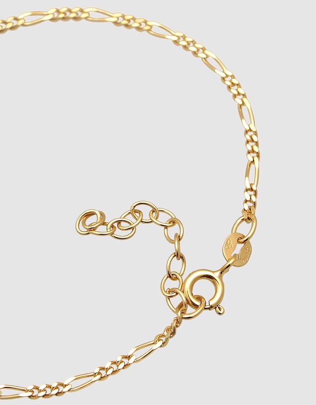Elli Jewelry - Crystal Hand Chain in Gold-Plated 925 Silver