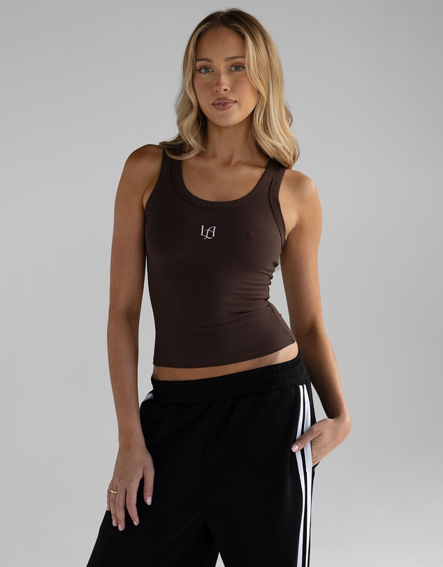 Leelo Active - Ribbed Logo Tank