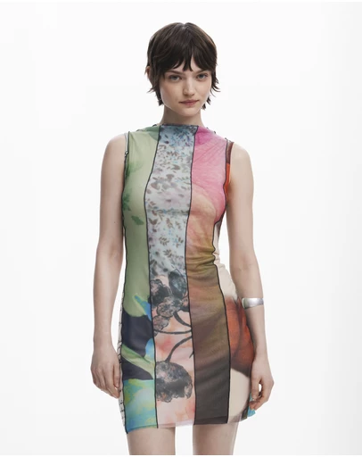 Desigual - Printed mini dress