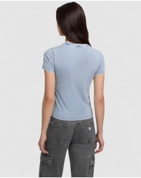GUESS Jeans - GUESS JEANS Slim Logo Print T-Shirt