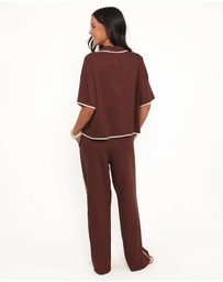 Petal & Pup - Dalton Pant - Brown Cream