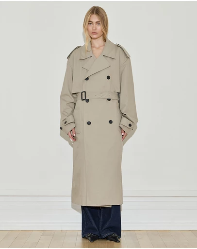 Maison Essentiele - Double Breasted Trench