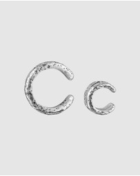 Haze & Glory - ICONIC EXCLUSIVE - Earrings Earcuff I like it rough in 925 sterling silver