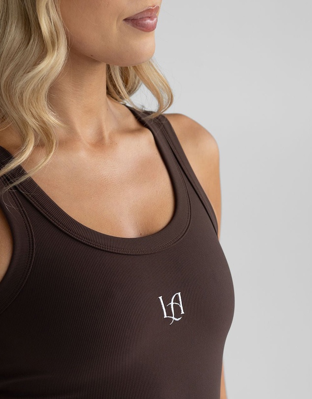 Leelo Active - Ribbed Logo Tank