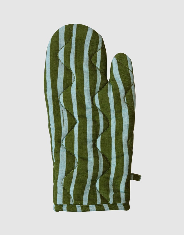 Mosey Me - Strokes Oven Mitt - Guacamole