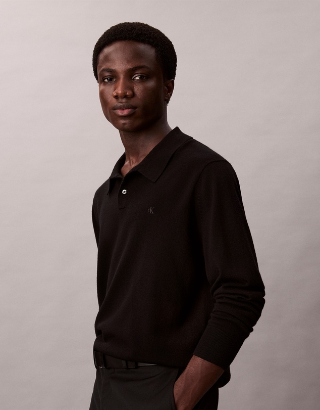 Calvin Klein - Merino Polo Jumper
