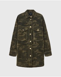 AllSaints - Faye Flocked Dress