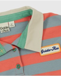 Goldie + Ace - Rugby Stripe Terry Sweat Top - Babies-Kids