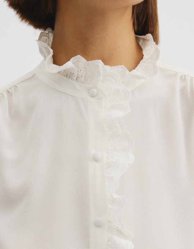 Country Road - Long Sleeve Ruffle Shirt