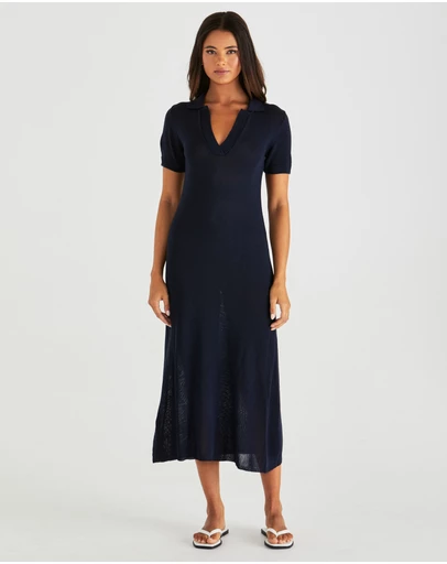 Sass - Abbie Knit Polo Dress