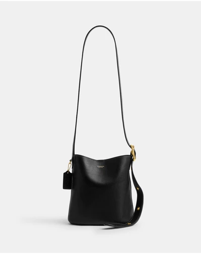 Coach - Natural Grain Leather Bleecker Bucket Bag 21