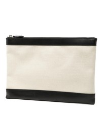 Pre-Loved by Azura Reborn - Pre-Loved M Canvas Navy Clip Clutch