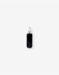 Michael Hill - Black Onyx Oblong Pendant in Sterling Silver