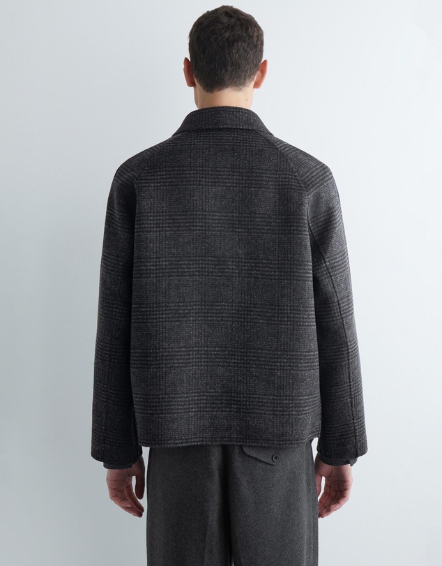 COS - Reversible Checked Herringbone Wool Jacket