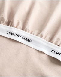 Country Road - Brae Australian Cotton King Fitted Sheet